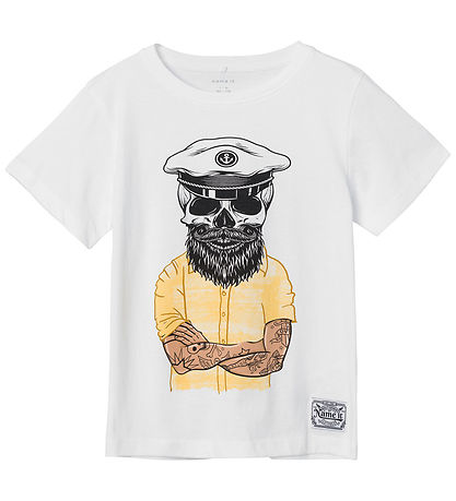 Name It T-shirt - Noos - NkmTavik - Bright White Name It T-shirt - Noos - NkmTavik - Bright White