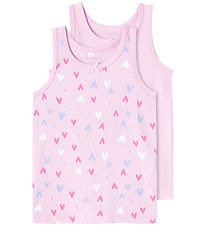 Name It Undertrøje - Noos - NmfTank Top - 2-pak - Pink Lavender Name It Undertrøje - Noos - NmfTank Top - 2-pak - Pink Lavender