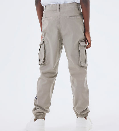 Name It Cargobukser - NkmRyan - Noos - Elephant Skin