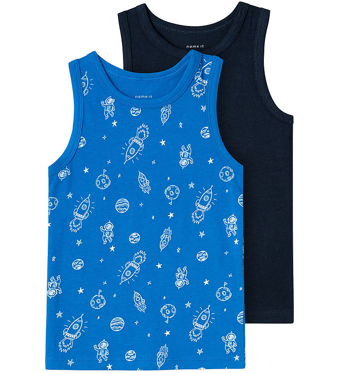 Name It Undertrøje - Noos - NmmTank Top - 2-pak - Skydiver