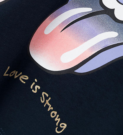 Name It T-shirt - NkfNarina Rollingstones - Noos - Dark Sapphire Name It T-shirt - NkfNarina Rollingstones - Noos - Dark Sapphire