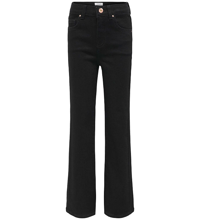 Kids Only Jeans - KogJuicy Wide - Noos - Black Denim