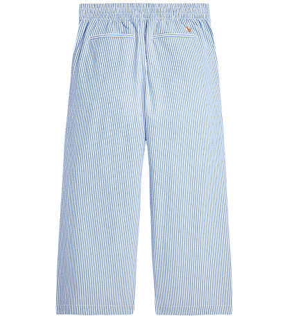 Polo Ralph Lauren Bukser - Seersucker - Blå/Hvidstribet Polo Ralph Lauren Bukser - Seersucker - Blå/Hvidstribet