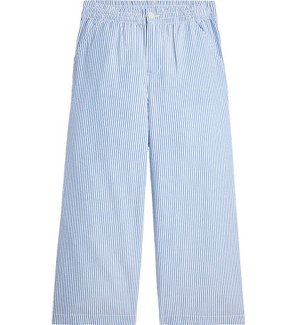 Polo Ralph Lauren Bukser - Seersucker - Blå/Hvidstribet