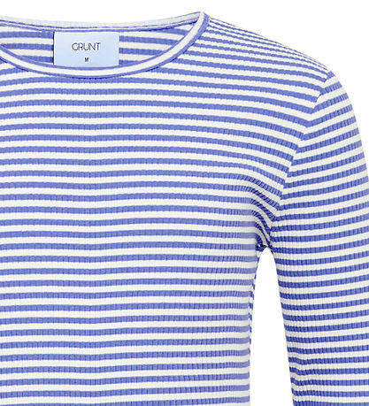 Grunt Bluse - Nastola - Blå/Hvid Stribet Grunt Bluse - Nastola - Blå/Hvid Stribet