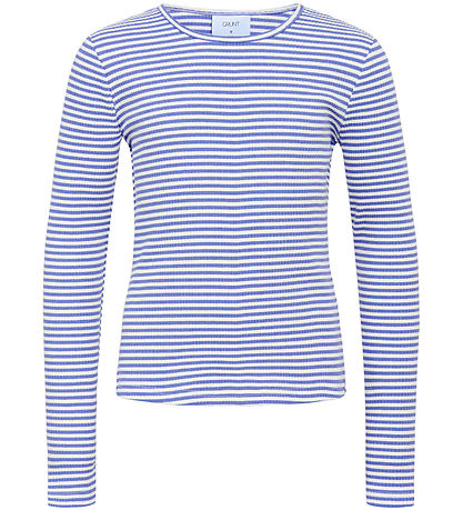 Grunt Bluse - Nastola - Blå/Hvid Stribet Grunt Bluse - Nastola - Blå/Hvid Stribet