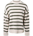 Hound Bluse - Strik - Stribet Grøn Hound Bluse - Strik - Stribet Grøn