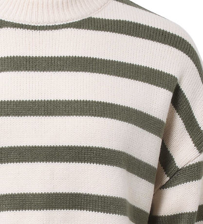 Hound Bluse - Strik - Stribet Grøn Hound Bluse - Strik - Stribet Grøn