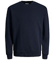 Jack & Jones Sweatshirt - JjeBradley - Noos - Navy Blazer Jack & Jones Sweatshirt - JjeBradley - Noos - Navy Blazer