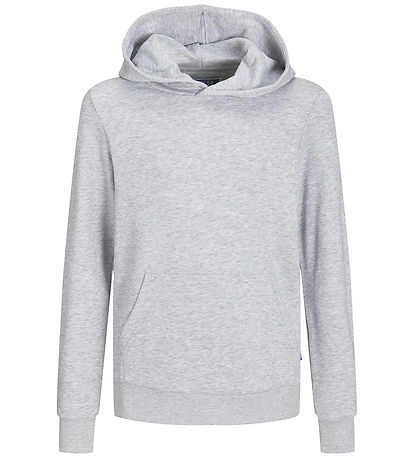 Jack & Jones Hættetrøje - JjeBradley - Noos - Light Grey Melange Jack & Jones Hættetrøje - JjeBradley - Noos - Light Grey Melange