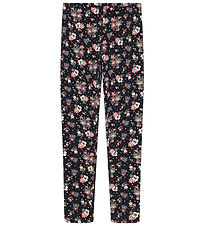 Name It Leggings - NkfVivian - Noos - Dark Sapphire m. Bloemen Name It Leggings - NkfVivian - Noos - Dark Sapphire m. Bloemen