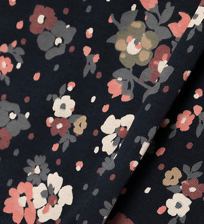 Name It Leggings - NkfVivian - Noos - Dark Sapphire m. Blomster Name It Leggings - NkfVivian - Noos - Dark Sapphire m. Blomster