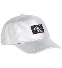 Calvin Klein Kasket - Sølv m. Logo Calvin Klein Kasket - Sølv m. Logo