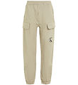 Calvin Klein Bukser - Sateen Cargo - Plaza Taupe Calvin Klein Bukser - Sateen Cargo - Plaza Taupe