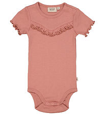Wheat Body k/æ - Rib - Old Rose m. Flæse Wheat Body k/æ - Rib - Old Rose m. Flæse