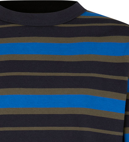 Mads Nørgaard Bluse - Carlito - Deep Well/Tarmac/Snorkel Blue