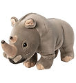Living Nature Bamse - 36x19 cm - Hvidt Næsehorn - Grå Living Nature Bamse - 36x19 cm - Hvidt Næsehorn - Grå
