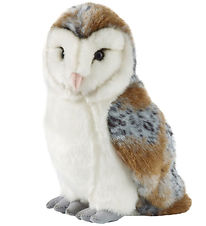 Living Nature Bamse - 27x15 cm - Slørugle - Large - Hvid/Brun Living Nature Bamse - 27x15 cm - Slørugle - Large - Hvid/Brun