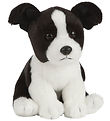 Living Nature Bamse - 21x13 cm - Border Collie-hvalp - Sort/Hvid