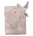 Nørgaard Madsens Babyhåndklæde - 100x100 cm - Pale Mauve m. Enhj Nørgaard Madsens Babyhåndklæde - 100x100 cm - Pale Mauve m. Enhj