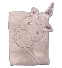Nørgaard Madsens Babyhåndklæde - 100x100 cm - Pale Mauve m. Enhj Nørgaard Madsens Babyhåndklæde - 100x100 cm - Pale Mauve m. Enhj