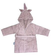 Nørgaard Madsens Badekåbe - Pale Mauve m. Enhjørning Nørgaard Madsens Badekåbe - Pale Mauve m. Enhjørning