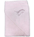 Nørgaard Madsens Baby towel - 75x75 cm - Pink w. Giraffes