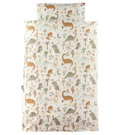 Nørgaard Madsens Bedding - Baby - Beige w. Dino