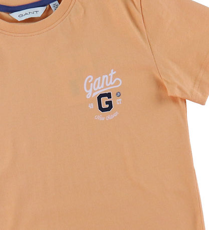 GANT T-shirt - Graphic - Coral Apricot GANT T-shirt - Graphic - Coral Apricot