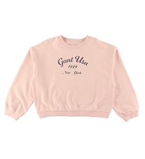 GANT Sweatshirt - Oversized Logo - Crystal Pink GANT Sweatshirt - Oversized Logo - Crystal Pink
