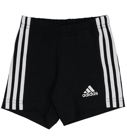 adidas Performance Sæt - T-shirt/Shorts - Hvid/Sort