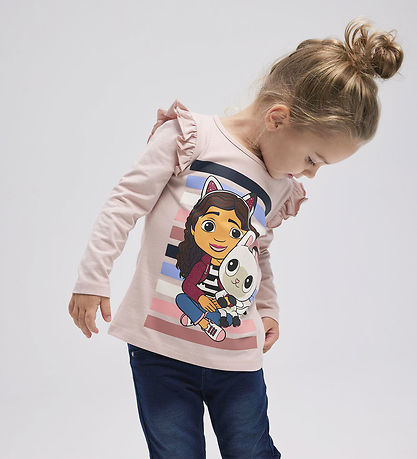 Name It Bluse - NmfDira Gabby - Sepia Rose m. Glimmer Name It Bluse - NmfDira Gabby - Sepia Rose m. Glimmer