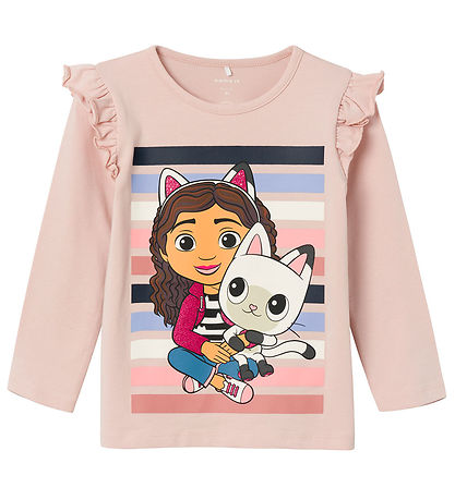 Name It Bluse - NmfDira Gabby - Sepia Rose m. Glimmer Name It Bluse - NmfDira Gabby - Sepia Rose m. Glimmer