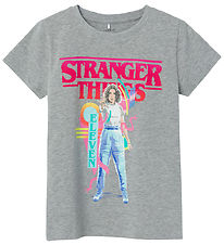 Name It T-shirt - NkfDunna Strangerthings - Grey Melange Name It T-shirt - NkfDunna Strangerthings - Grey Melange