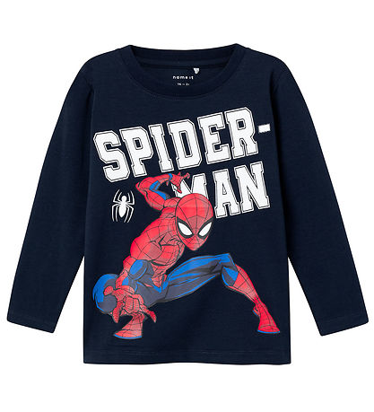 Name It Blouse - NmmNaza Spider-Man - Noos - Dark Sapphire Name It Blouse - NmmNaza Spider-Man - Noos - Dark Sapphire