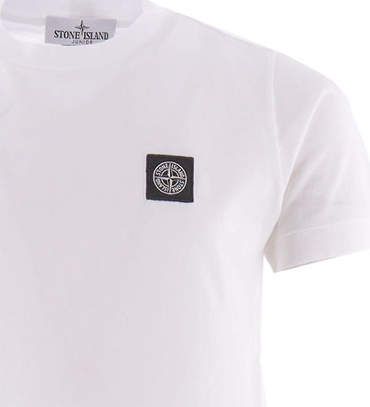 Stone Island T-shirt - Hvid Stone Island T-shirt - Hvid