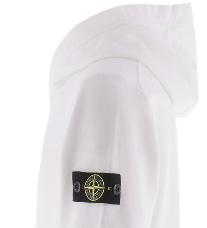 Stone Island Hættetrøje - Hvid Stone Island Hættetrøje - Hvid