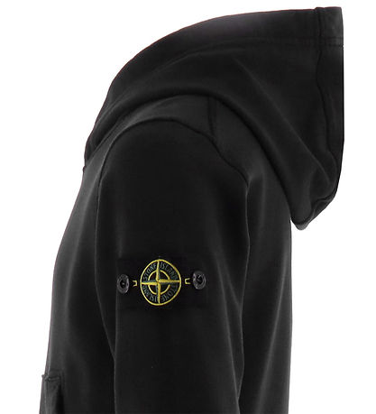Stone Island Hættetrøje - Sort Stone Island Hættetrøje - Sort