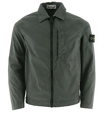Stone Island Jakke Overshirt - Blue Grey Stone Island Jakke Overshirt - Blue Grey