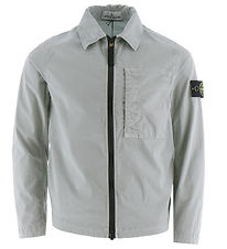 Stone Island Jakke - Overshirt - Pearl Grey Stone Island Jakke - Overshirt - Pearl Grey