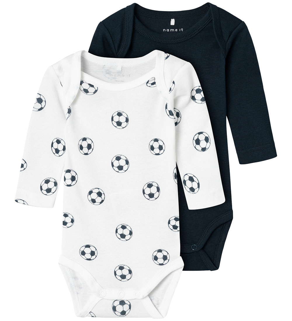 Bright White Football Body 2-pakning Noos str. 62