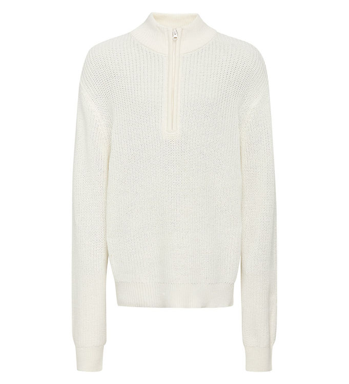 Grunt Bluse - Strik - Durbuy - Broken White