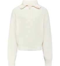 Grunt Bluse - Strik - Rie - Broken White Grunt Bluse - Strik - Rie - Broken White