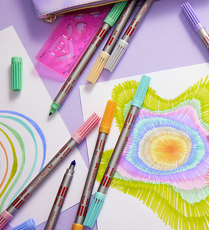 Faber-Castell Tuscher - Dobbelt Tyk/Tynd - 40 stk Faber-Castell Tuscher - Dobbelt Tyk/Tynd - 40 stk