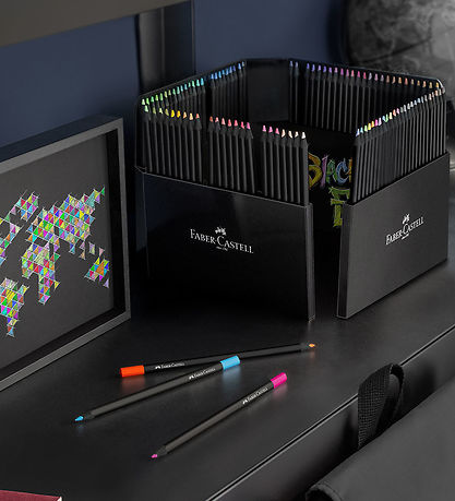 Faber-Castell Farveblyanter - Trekantet - Black Edition - 100 St Faber-Castell Farveblyanter - Trekantet - Black Edition - 100 St