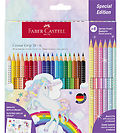 Faber-Castell Värikynät - Kolmiomainen - Grip Unicorn - 18+6 kpl