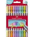 Faber-Castell Tuscher - Dobbelt Tyk/Tynd - 10 stk - Pastel Faber-Castell Tuscher - Dobbelt Tyk/Tynd - 10 stk - Pastel
