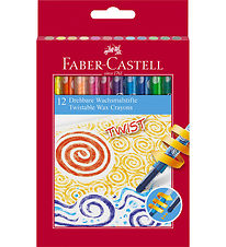 Faber-Castell Farvekridt - Twistable - 12 stk Faber-Castell Farvekridt - Twistable - 12 stk