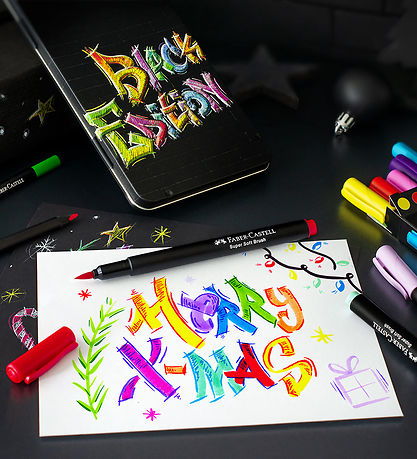 Faber-Castell Tuscher - Black Edition - 10 stk. Faber-Castell Tuscher - Black Edition - 10 stk.