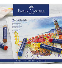 Faber-Castell Fedtfarver - 24 stk Faber-Castell Fedtfarver - 24 stk